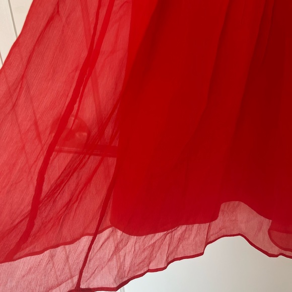 Red Silk J Crew Dress - Picture 6 of 10